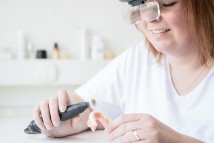 Arbeiten im zahntechnischen Labor